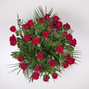 Red Naomi boeket met 30 rozen